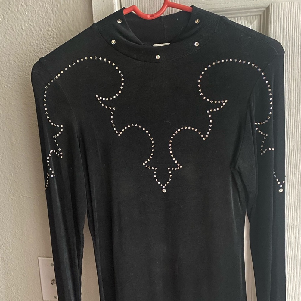 Custom made Western show shirt - Swarovski crystal